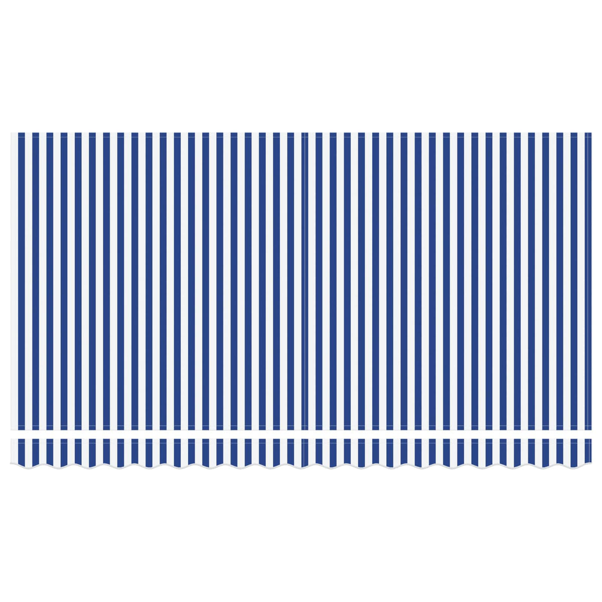 Behúzható napellenző Kék és Fehér 350 x 200 cm 7