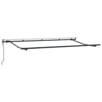 Behúzható napellenző Narancssárga 350 x 200 cm szövet 5