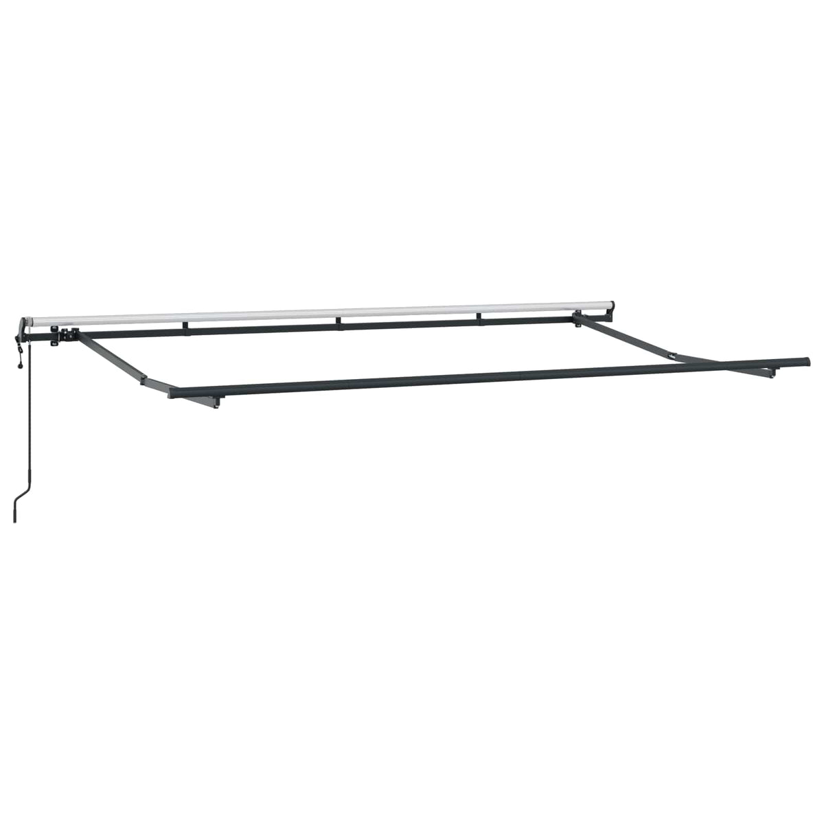 Behúzható napellenző Narancssárga 350 x 200 cm szövet 5
