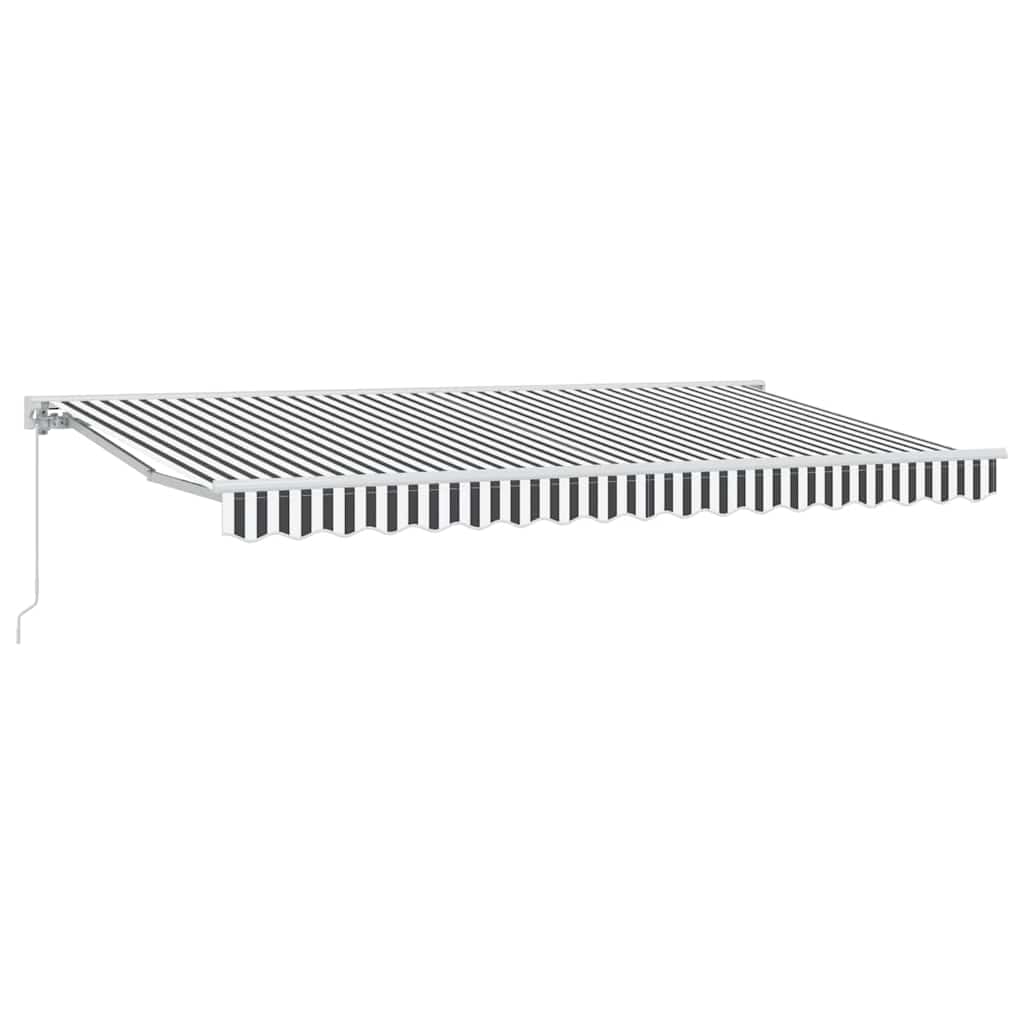 Napernyő keret Antracit és Fehér 400 x 200 cm 2