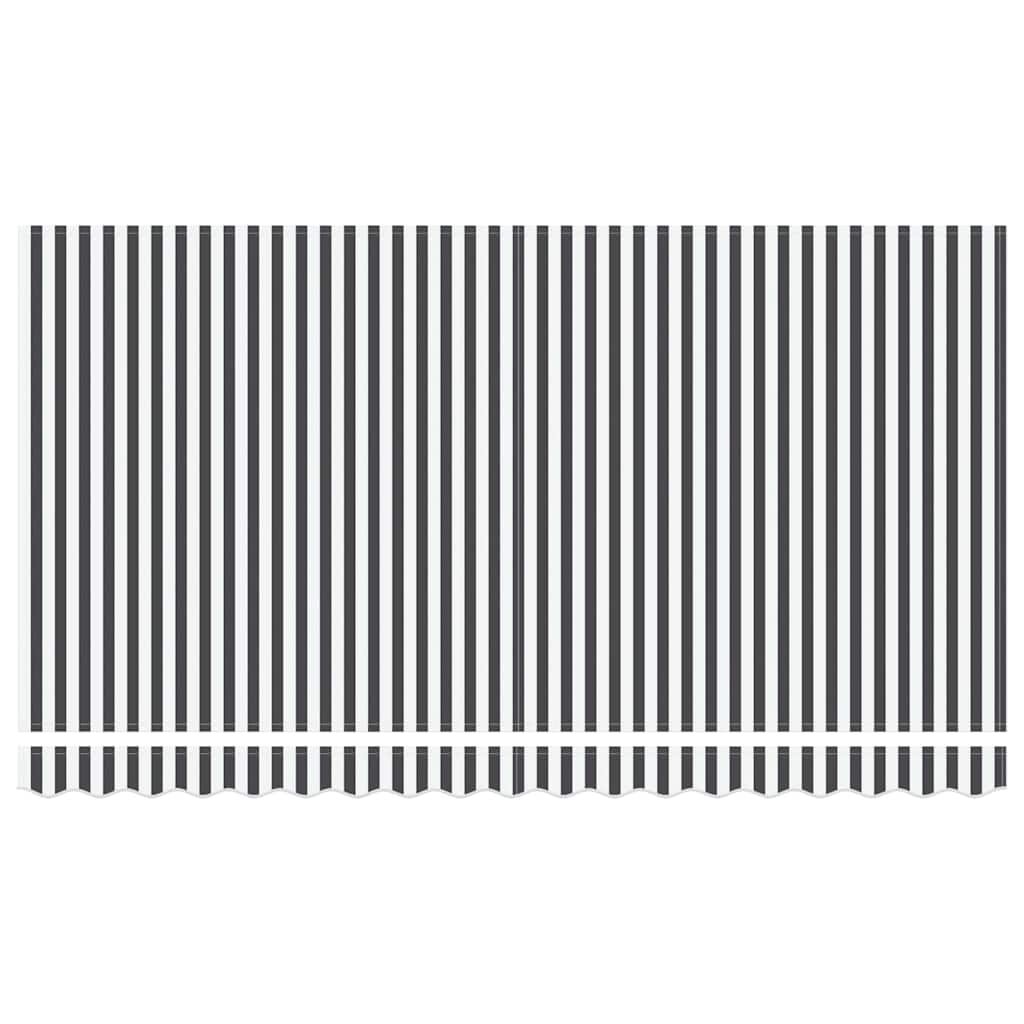 Napernyő keret Antracit és Fehér 400 x 200 cm 6