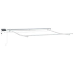 Behúzható napellenző narancssárga és barna 300 x 250 cm 6