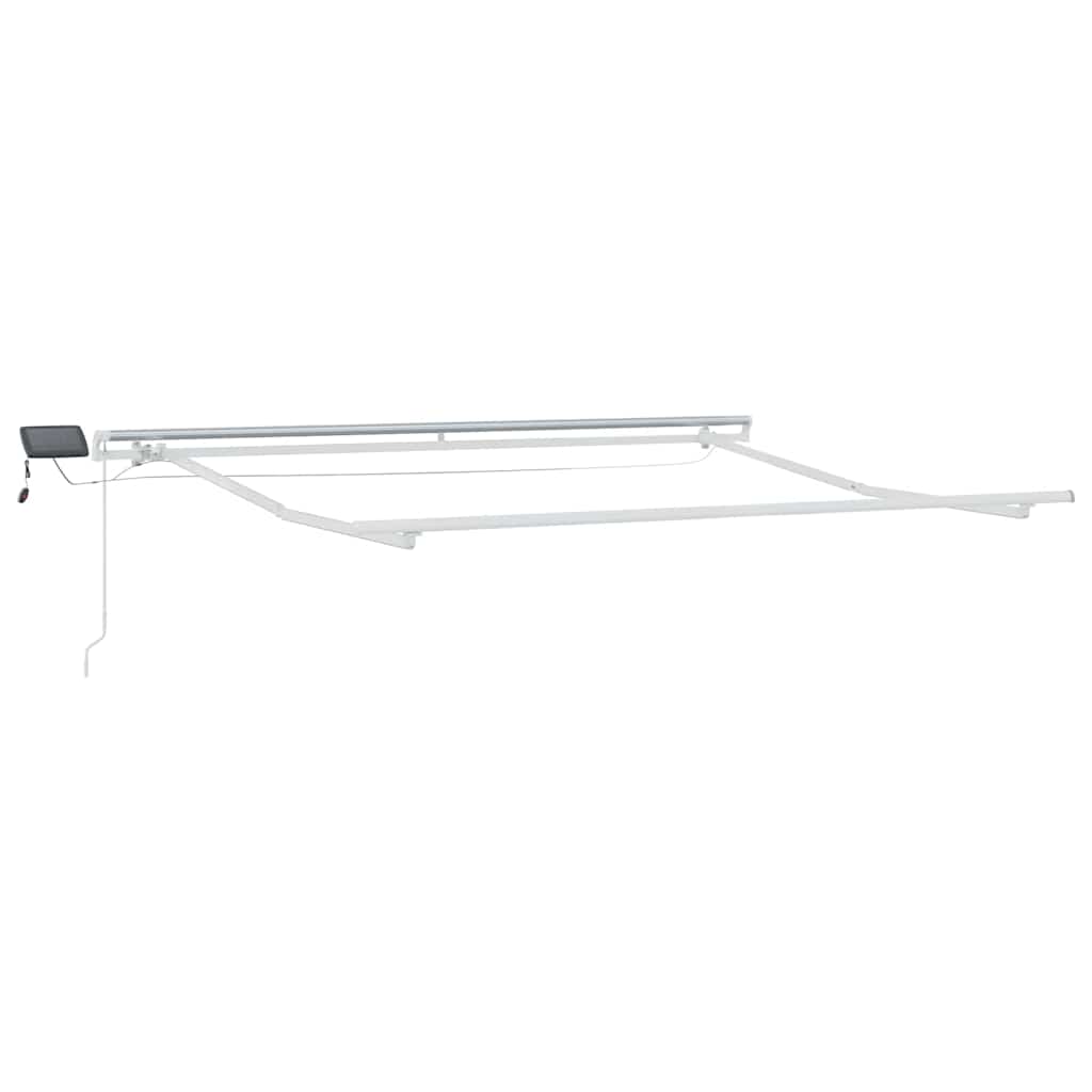 Behúzható napellenző narancssárga és barna 300 x 250 cm 6
