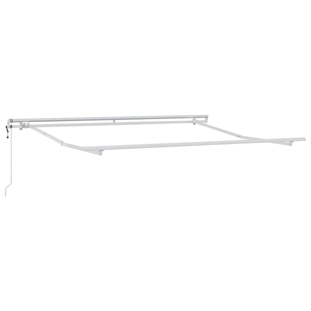 Behúzható napellenző narancssárga és barna 300 x 250 cm 5