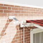 Behúzható napellenző Narancs és Barna 300 x 250 cm Poliészter 4