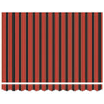 Behúzható napellenző Piros és Fekete 300 x 250 cm 7