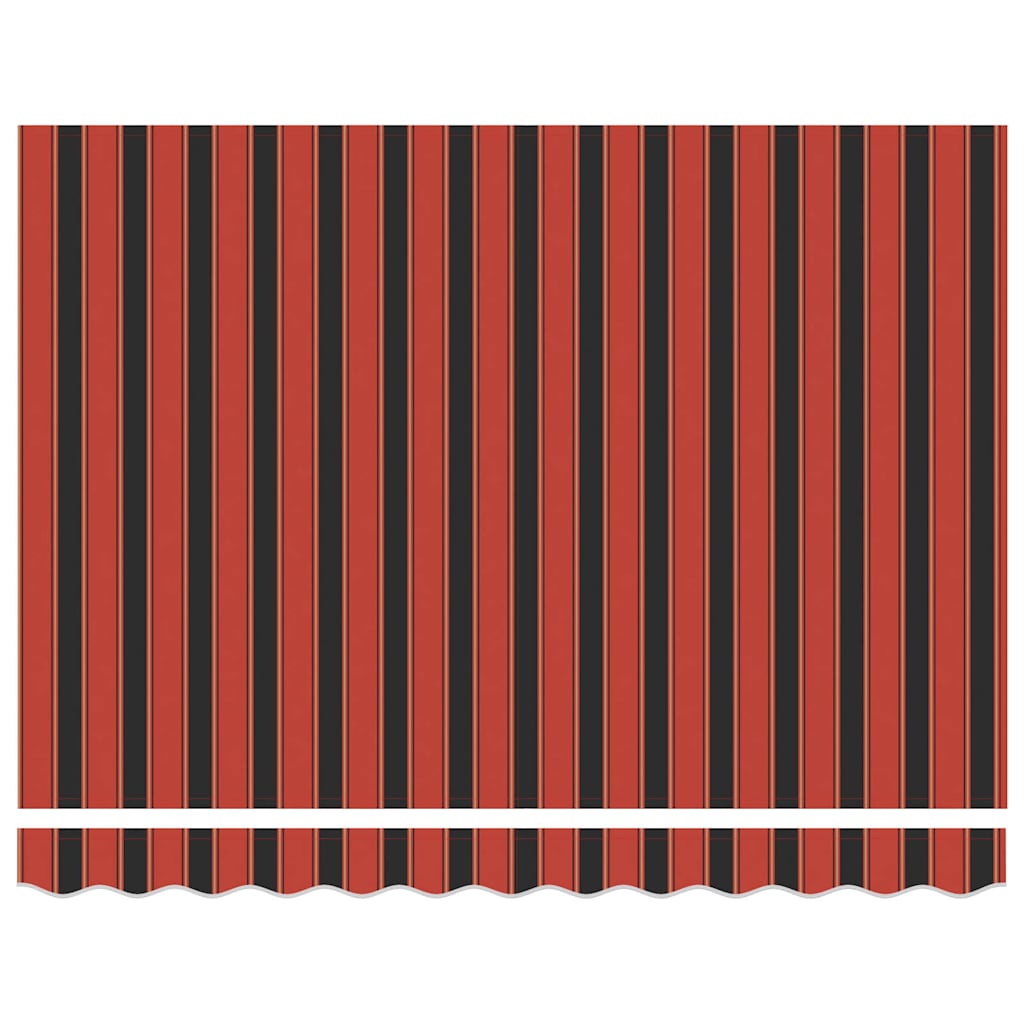 Behúzható napellenző Piros és Fekete 300 x 250 cm 7