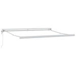Behúzható napellenző Sárga és narancs 300 x 250 cm 5