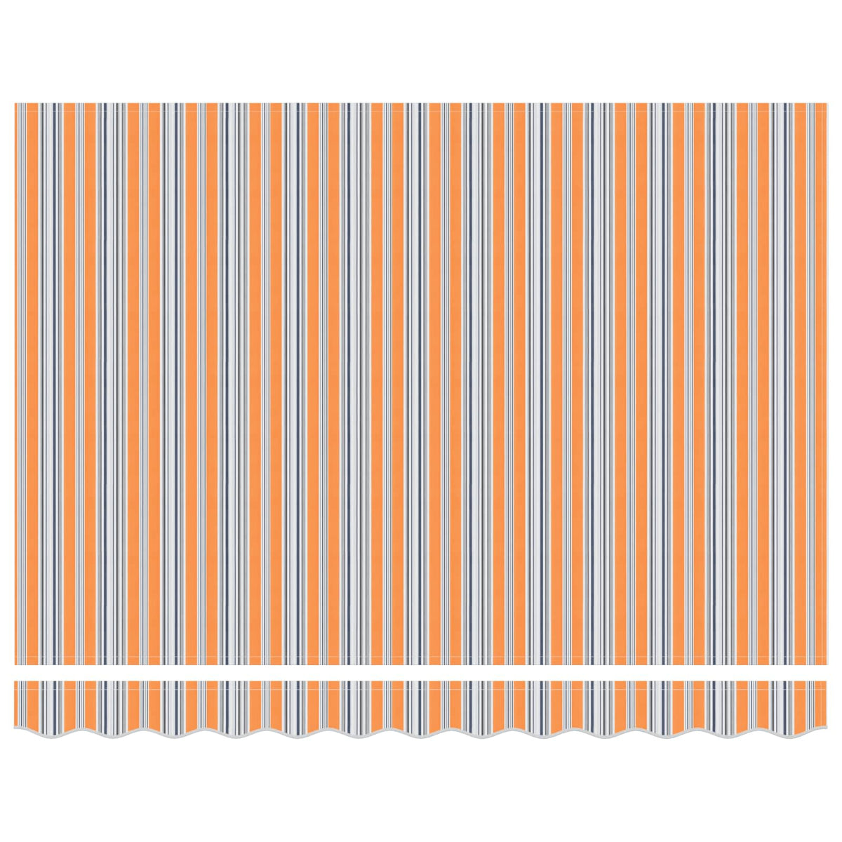 Behúzható napellenző Sokszínű 300 x 250 cm Poliészter és fém 6