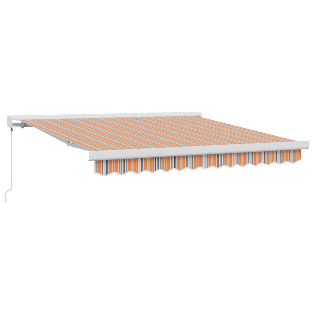 Behúzható napellenző Sokszínű 300 x 250 cm Vászon és Alumínium 2