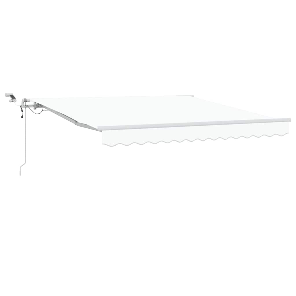 Behúzható napellenző Fehér 300 x 250 cm Poliészter 2