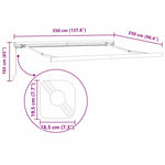 Behúzható napellenző Sokszínű 350 x 250 cm Vászon és Alumínium 12