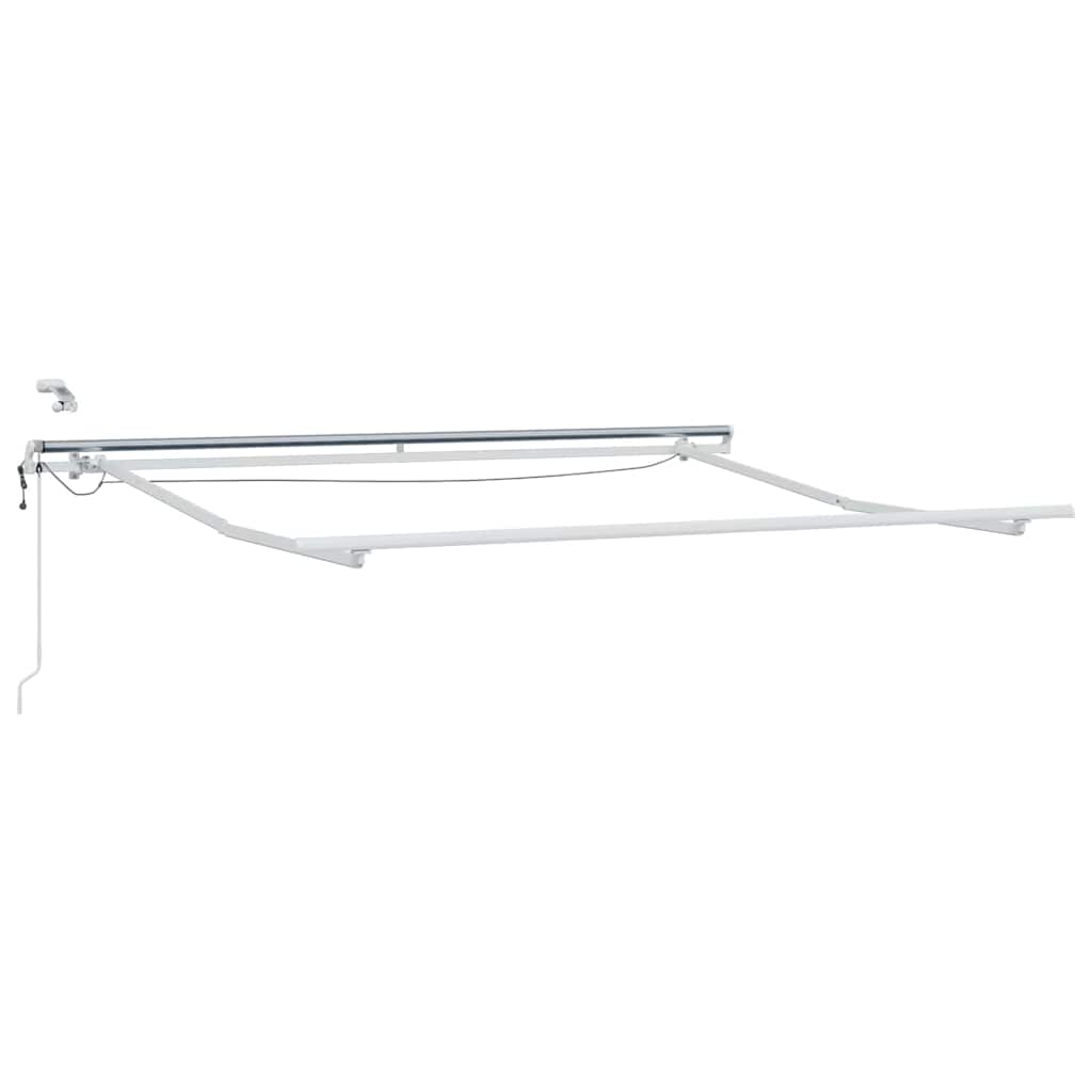 Behúzható napellenző Fekete 350 x 250 cm Poliészter 7