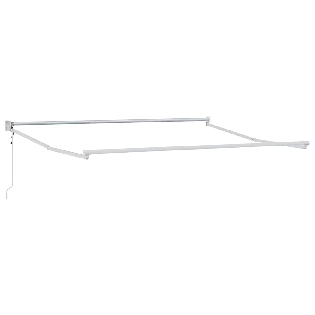 Behúzható napellenző Fekete 350 x 250 cm Poliészter és fém 5