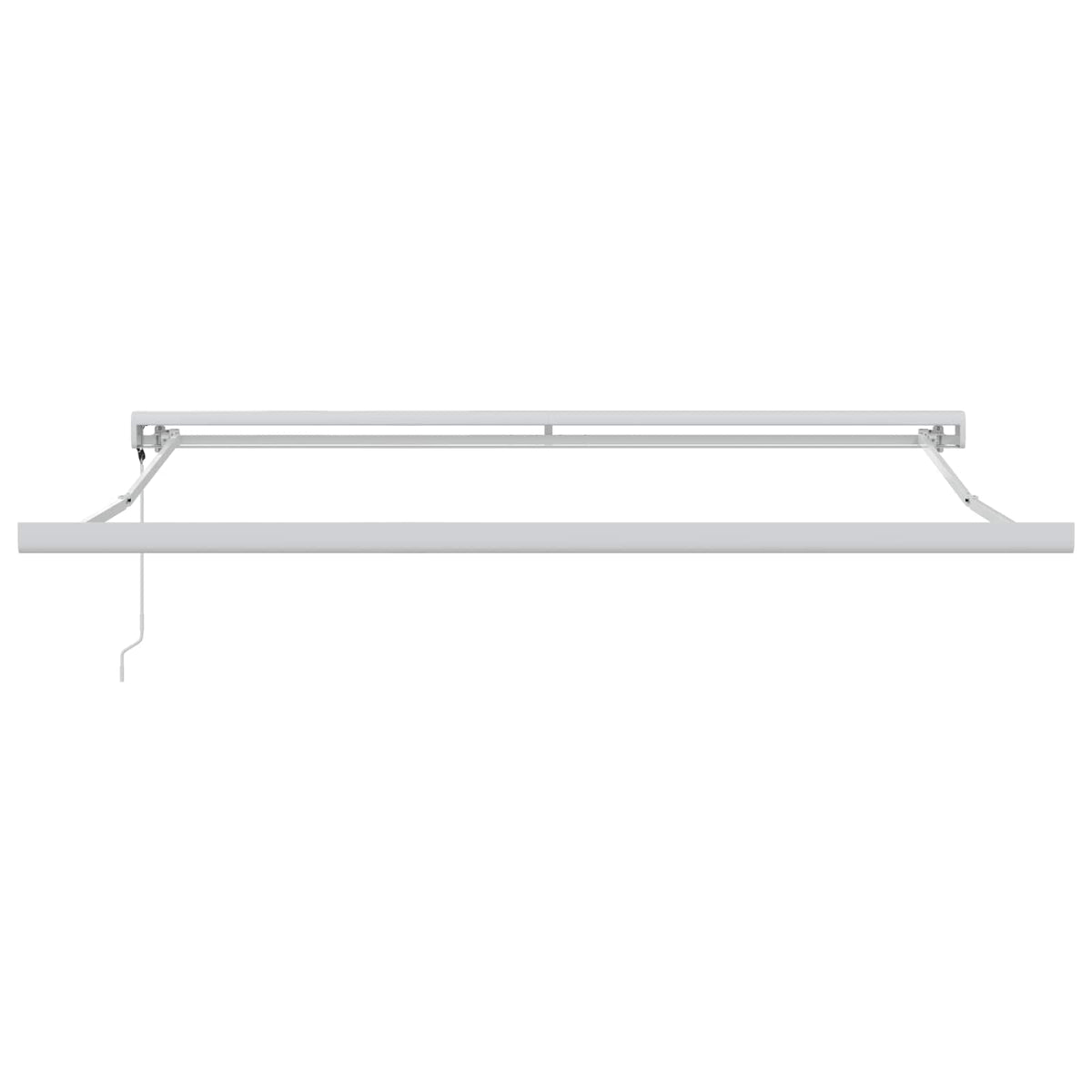 Behúzható napellenző Fekete 350 x 250 cm Szövet és Fém 3