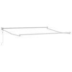 Behúzható napellenző Bézs 350 x 250 cm Poliészter és fém 5
