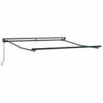 Napernyő keret Piros 350 x 250 cm Poliészter PU bevonattal 5