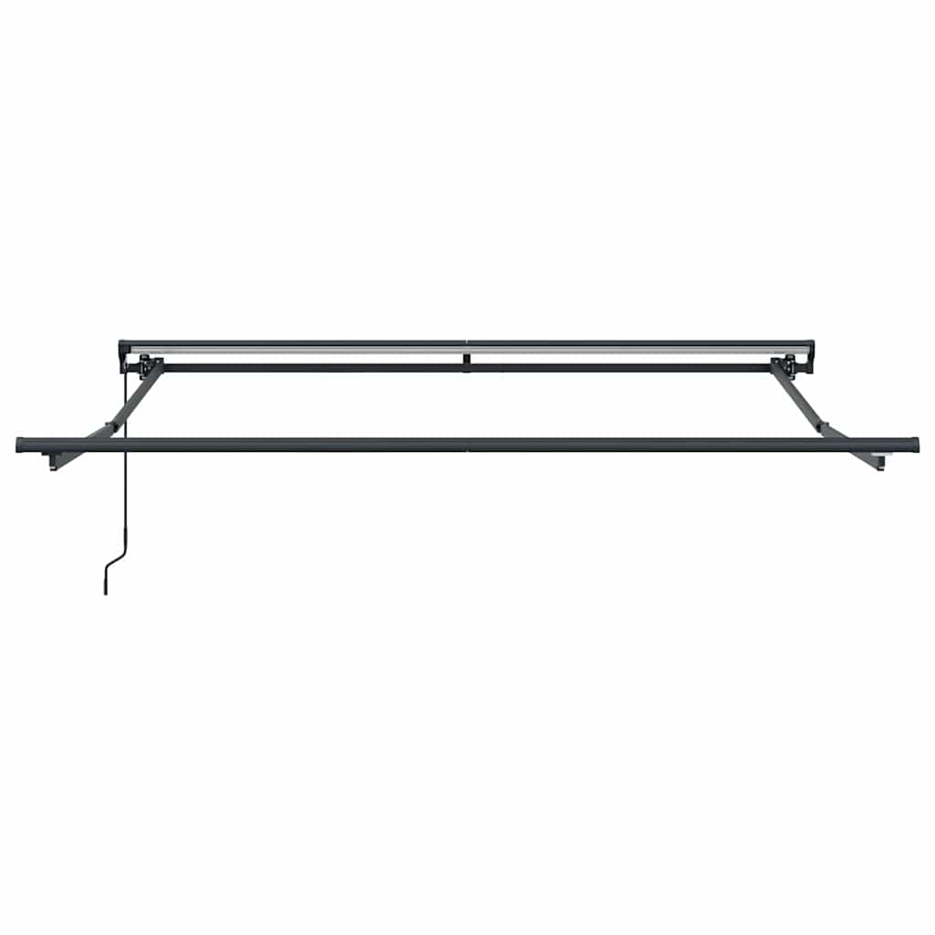 Napernyő keret Piros 350 x 250 cm Poliészter PU bevonattal 7