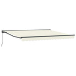 Napernyő keret Krémszínű 400 × 300 cm Poliészter PU bevonattal 2
