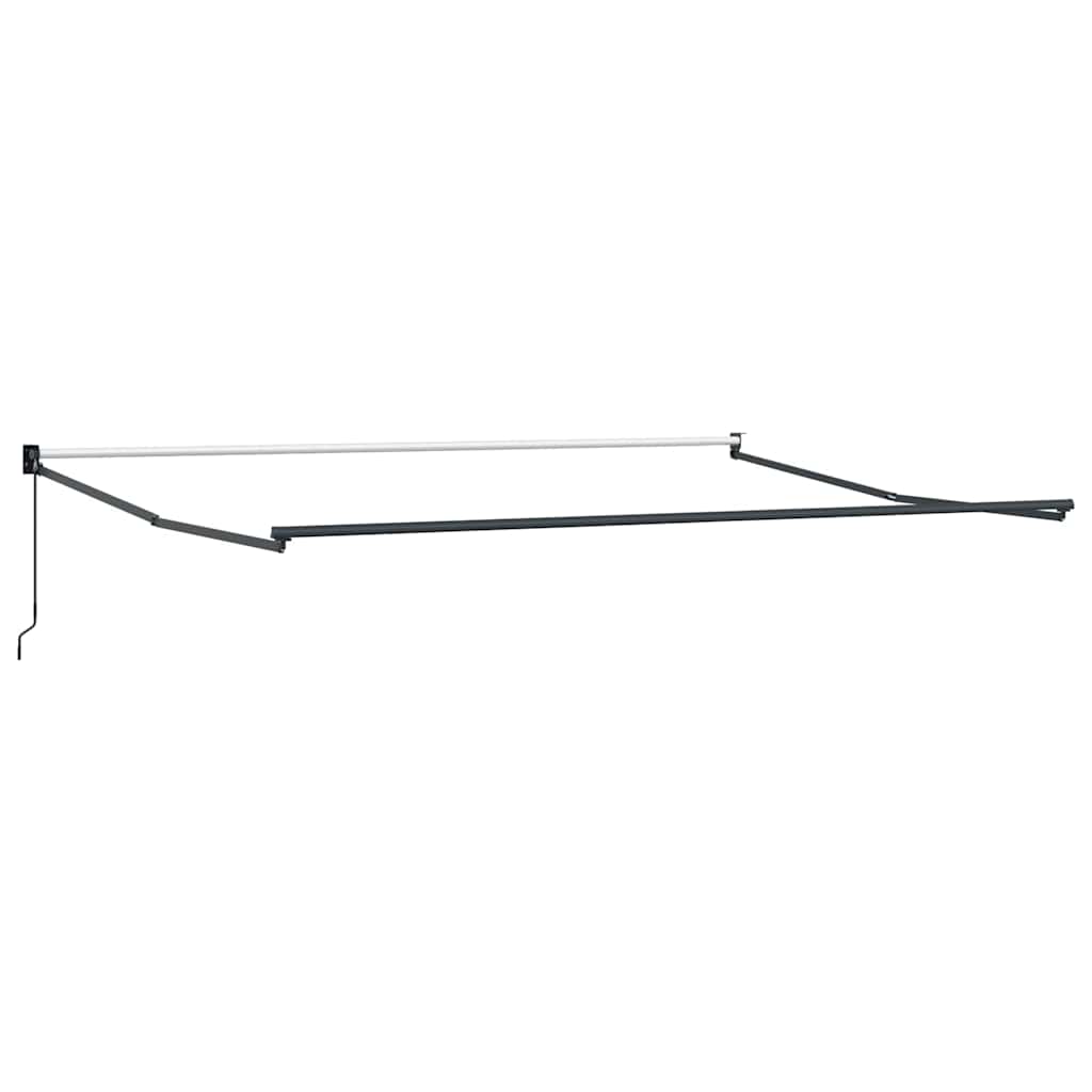 Behúzható napellenző Sárga és narancs 400 × 300 cm 5