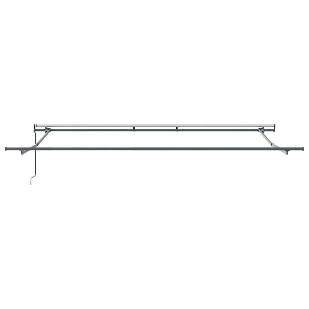 Behúzható napellenző Piros és Fehér 400 × 300 cm 7