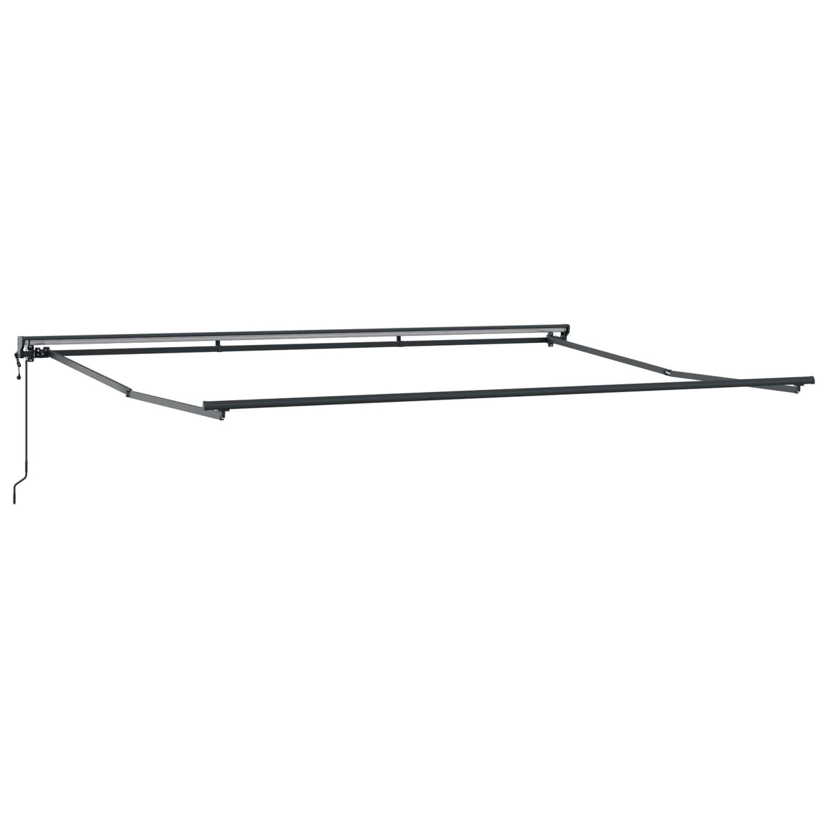 Napernyő keret Krémszínű 450 × 300 cm Poliészter PU bevonattal 5