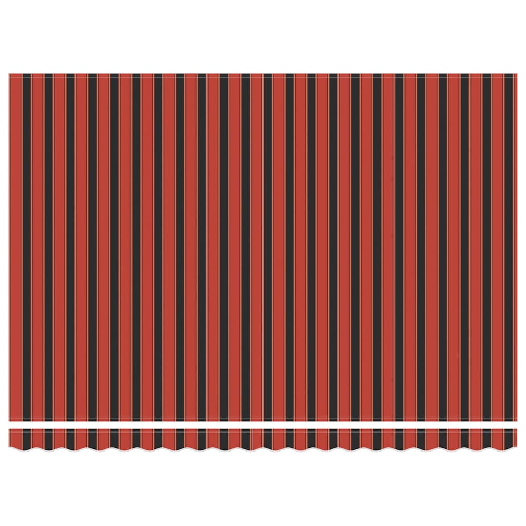 Behúzható napellenző narancssárga és barna 450 × 300 cm 6
