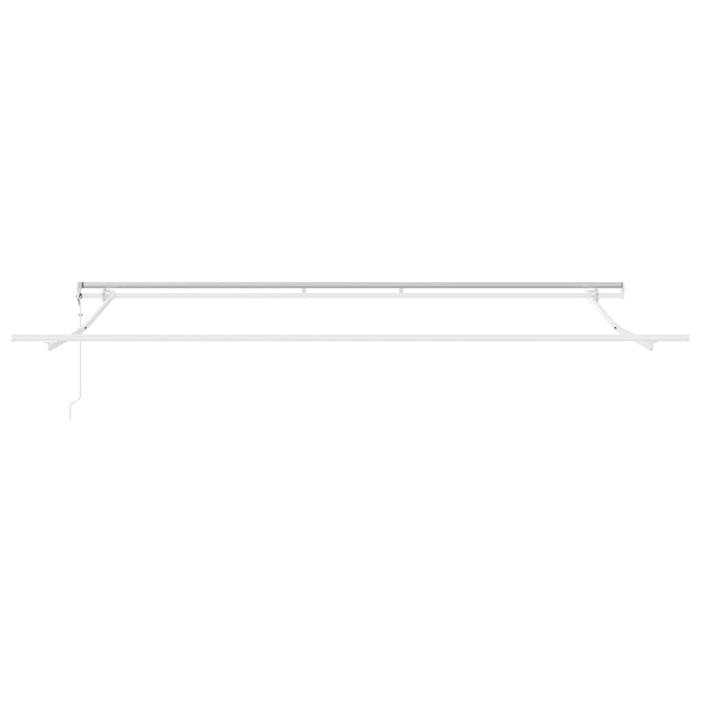 Behúzható napellenző narancssárga és barna 450 × 300 cm 7