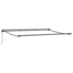Napernyő keret Antracit és Fehér 450 × 300 cm 5