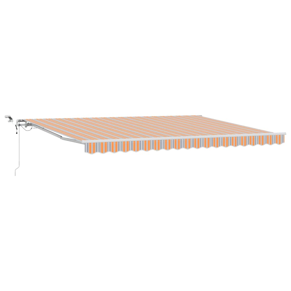 Behúzható napellenző Sokszínű 450 × 300 cm Poliészter 2