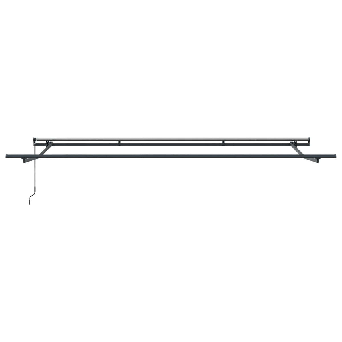 Behúzható napellenző Sárga és narancs 450 × 350 cm 6