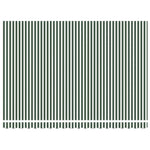Behúzható napellenző Zöld és Fehér 450 × 350 cm 7