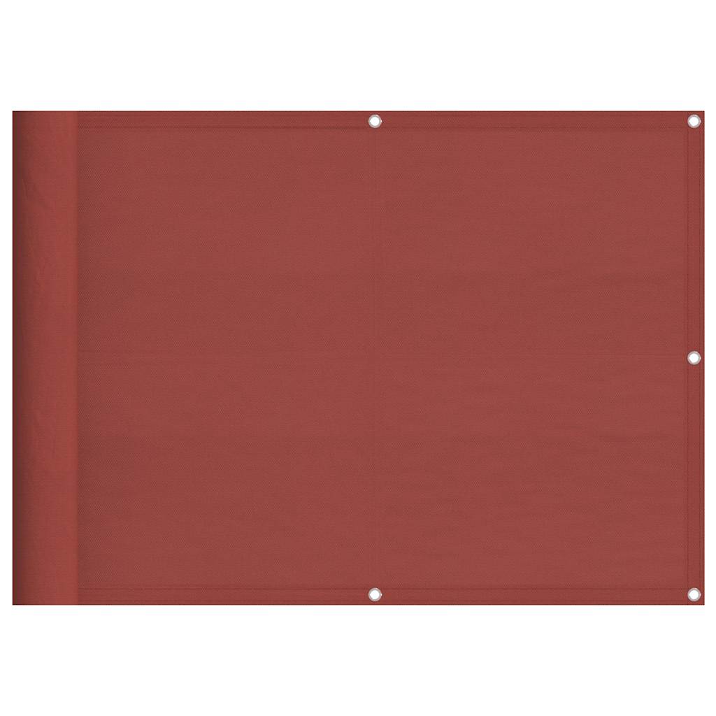 Terrakotta erkély paraván 75 x 1000 cm 100% poliészter Oxford 2