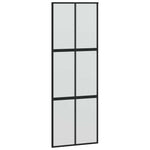 Tolóajtó vasalattal 90x205 cm edzett üveg&Alumínium 4