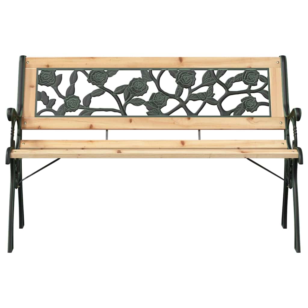 Kerti pad párnával Barna 116 x 54 x 73 cm faszínű 4
