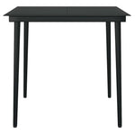 5 részes szürke polyrattan üveg kerti étkezőgarnitúra párnával 8