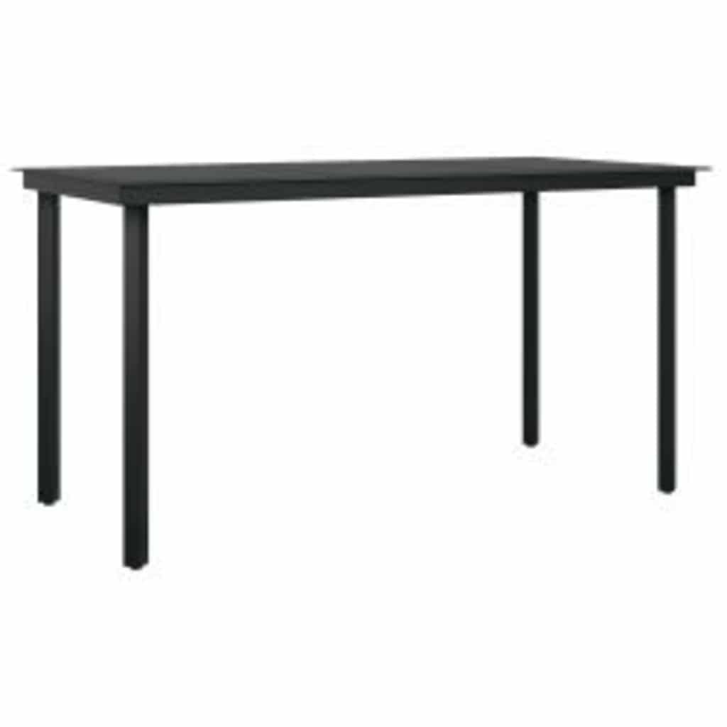 5 észes barna polyrattan üveg kerti étkezőgarnitúra párnával 5