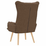 Karosszék Barna 69 x 74 x 93 cm Szövet és Plywood 6