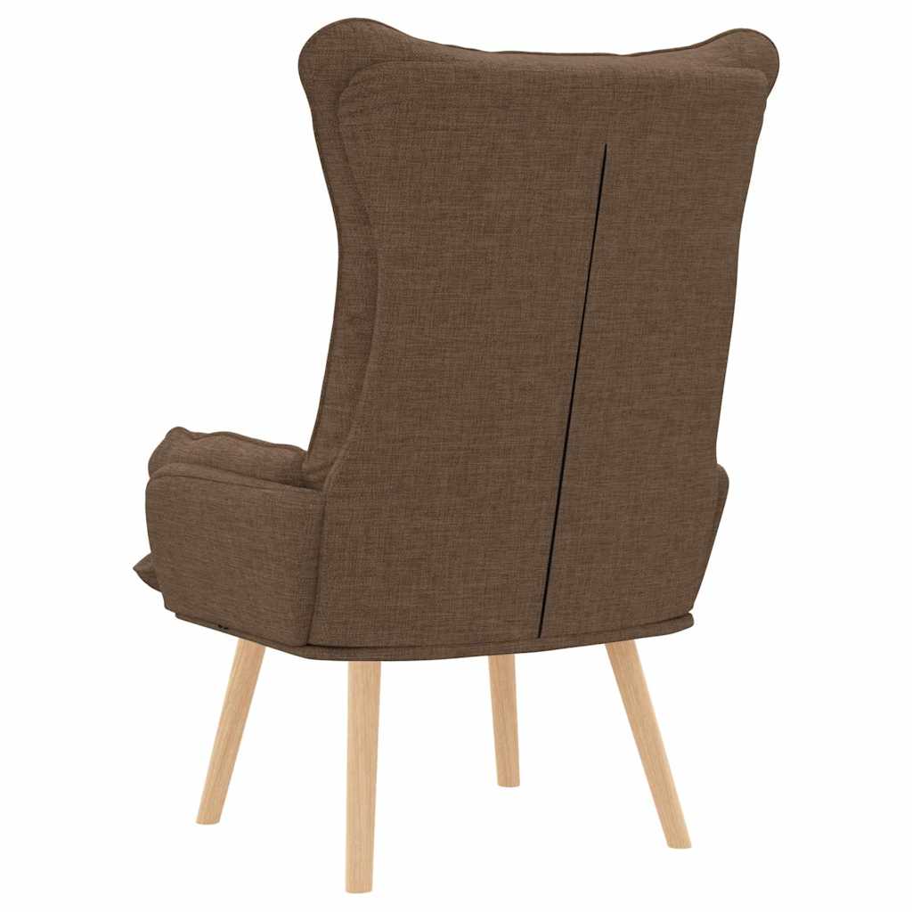 Karosszék Barna 69 x 74 x 93 cm Szövet és Plywood 6