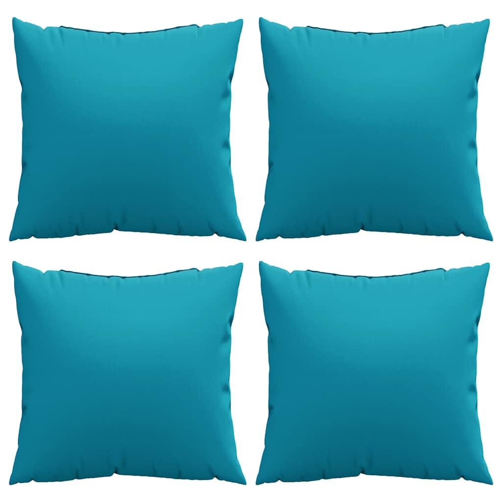 4 db kék szövet kanapépárna 60 x 60 cm 4