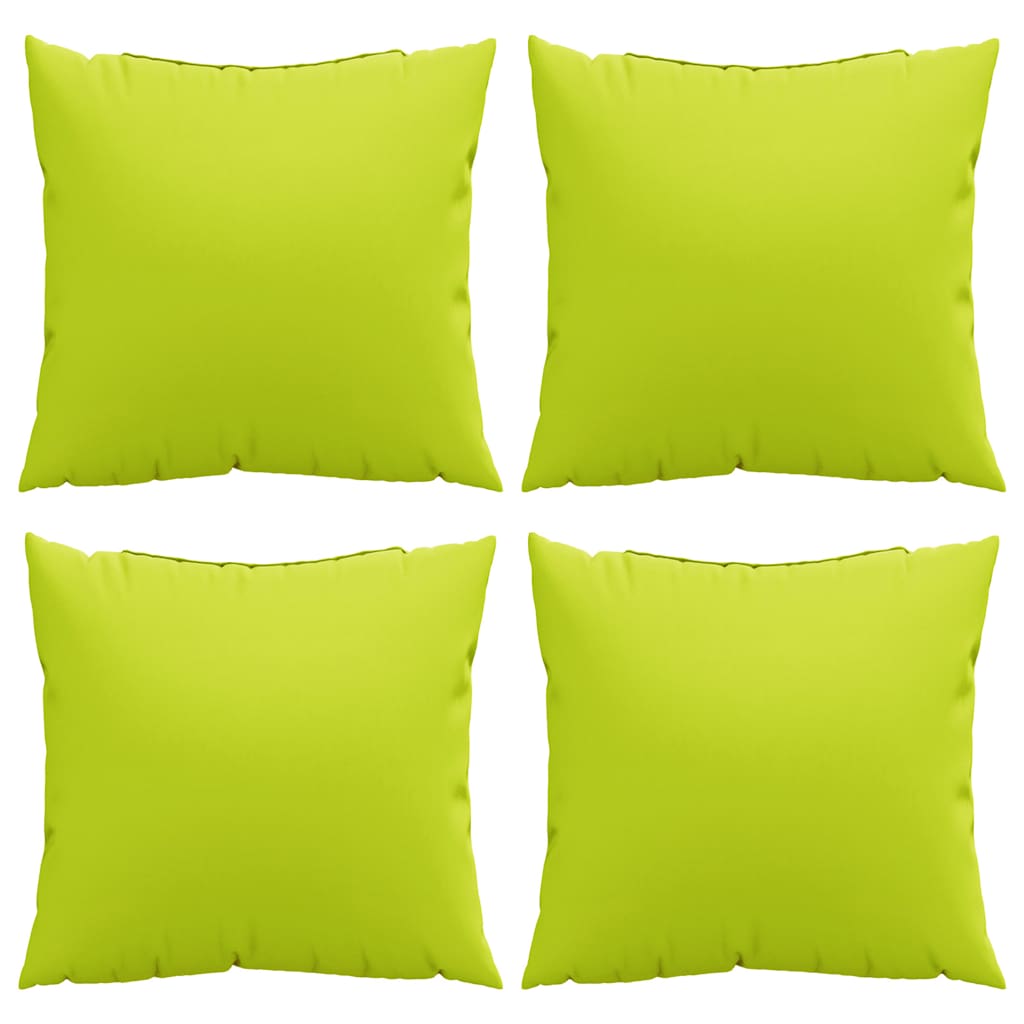 4 db világoszöld kanapépárna 60 x 60 cm szövet 4