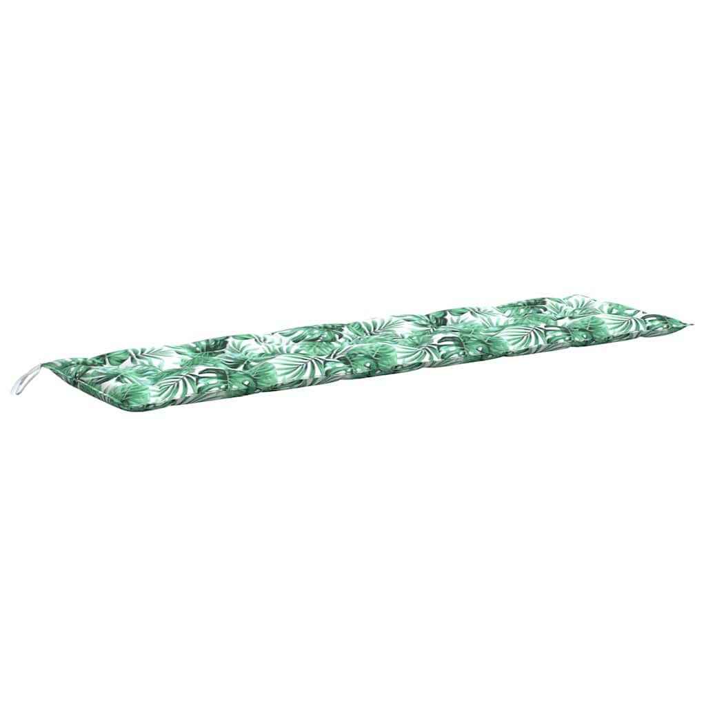 Kerti pad párna levélmintával 200 x 50 x 7 cm oxford szövet 2