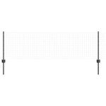 Beágyazott kerítésoszlop 5 db Szürke 100 cm Porszórt acél 3