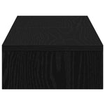 Fekete tölgyfa állítható monitorállvány 80 x 24 x 10,5 cm 6