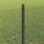 Hegesztett drótkerítés oszlopokkal 10 x 0,6 m Szürke Háló 4