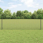 Hegesztett drótkerítés oszlopokkal 10 x 0,6 m Szürke Háló