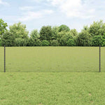 Hegesztett drótkerítés oszlopokkal 10 x 0,6 m Szürke Háló