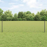 Hegesztett drótkerítés oszlopokkal 10 x 0,6 m Szürke Háló