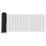 Hatszögletű kerítés oszlopokkal 10 x 0,6 m PVC-bevonatos acél 6