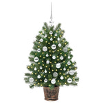 Mű karácsonyfa 150 LED-del állvánnyal Zöld 95 cm PE és PVC 3